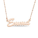 Script Name Necklace in 10K Gold (1 Line)