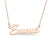 Script Name Necklace in 10K Gold (1 Line)