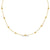 Diamond-Cut Bead Station Necklace in 14K Gold - 17"