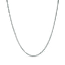 Ladies' 1.0mm Foxtail Chain Necklace in 14K White Gold - 18"