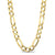 Ladies' 7.0mm Figaro Chain Necklace in 14K Gold - 28"