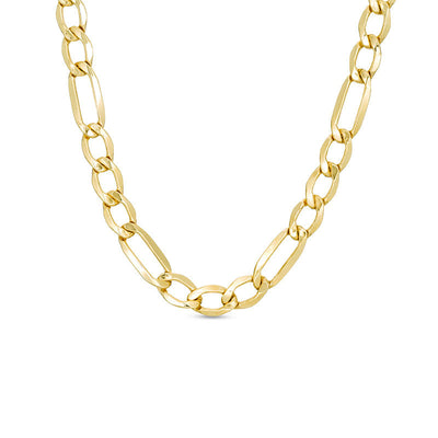 Made in Italy Men's 6.1mm Curb Chain Necklace in 10K Gold - 22" - Shryne Diamanti & Co.