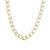 Made in Italy Men's 150 Gauge Diamond-Cut Curb Chain Necklace in 10K Two-Tone Gold - 22"