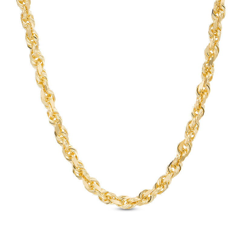 Ladies' 4.5mm Rope Chain Necklace in 14K Gold