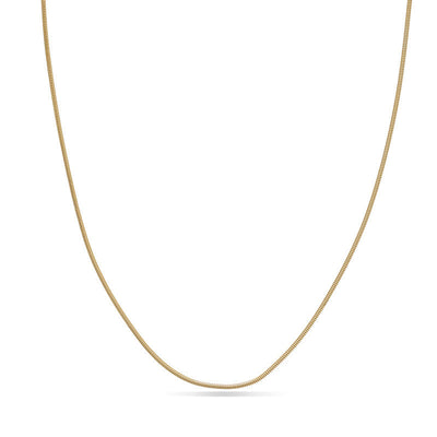 Ladies' 1.4mm Snake Chain Necklace in 14K Gold - 18"