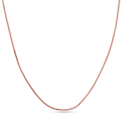 Ladies' 1.4mm Adjustable Snake Chain Necklace in 14K Gold - 22"