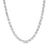 Men's 3.3mm Rope Chain Necklace in 10K White Gold - 22"