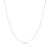 Made in Italy 0.7mm Box Chain Necklace in 10K White Gold - 18"