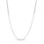 Made in Italy 0.7mm Box Chain Necklace in 10K White Gold - 20"