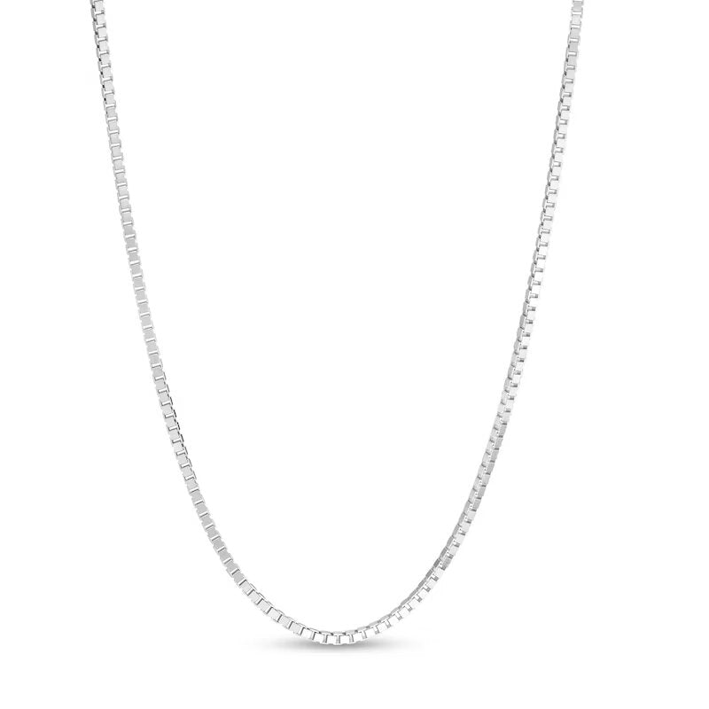 Made in Italy Men's 0.8mm Adjustable Box Chain Necklace in 14K Gold - 22" - Shryne Diamanti & Co.
