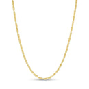 Made in Italy 1.2mm Adjustable Rope Chain Necklace in 14K Gold - 22" - Shryne Diamanti & Co.