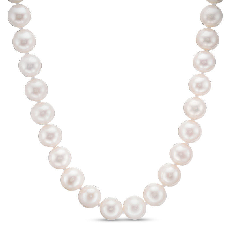 Shryne Diamanti & Co  7.0-8.0mm Cultured Freshwater Pearl Strand Necklace with 14K Gold Fish-Hook Clasp