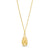 Teardrop Dangle Necklace in 14K Gold