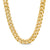 Made in Italy Men's 7.6mm Hollow Curb Chain Necklace in 10K Gold - Shryne Diamanti & Co.