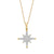 1/10 CT. T.W. Composite Diamond North Star Pendant in 10K Gold