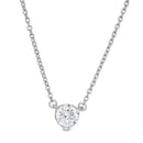 Shryne Diamanti & Co 1/3 CT. Certified Colorless Diamond Solitaire Necklace in 14K Gold