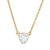 Shryne Diamanti & Co 1/3 CT. Certified Colorless Diamond Solitaire Necklace in 14K Gold