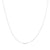 Made in Italy 1.0mm Adjustable Singapore Chain Necklace in 14K White Gold - 22" - Shryne Diamanti & Co.