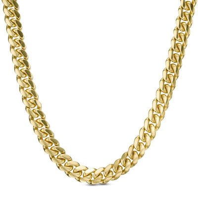 Men's 6.1mm Cuban Curb Chain Necklace in 10K Gold - 24" - Shryne Diamanti & Co.