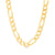 Men's 8.6mm Solid Figaro Chain Necklace in 10K Gold - 24" - Shryne Diamanti & Co.