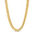 Men's 7.6mm Hollow Cuban Curb Chain Necklace in 10K Gold - Shryne Diamanti & Co.