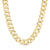 Men's 12.2mm Solid Curb Chain Necklace in 10K Gold - 26" - Shryne Diamanti & Co.