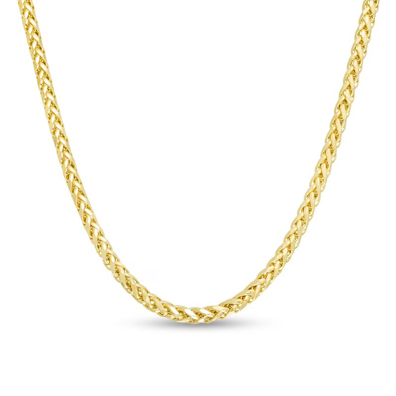 3.15mm Hollow Franco Snake Chain Necklace in 10K Gold - 22"