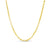 2.05mm Solid Adjustable Cable Chain Necklace in 14K Gold - 22"