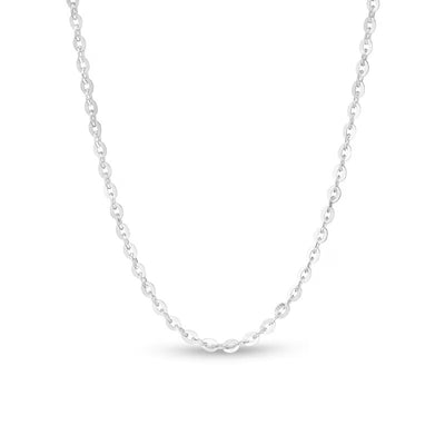 2.05mm Solid Adjustable Cable Chain Necklace in 14K Gold - 22"