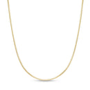 1.0mm Solid Snake Chain Necklace in 14K Gold - 20"