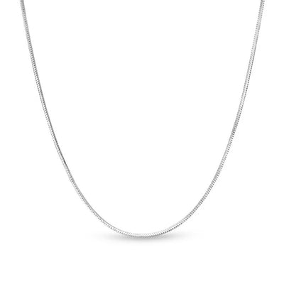 1.0mm Solid Snake Chain Necklace in 14K Gold - 20"