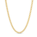 Ladies' Mirror Leaf Chain Necklace in 14K Gold