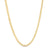 3.0mm Solid Mirrored Link Chain Necklace in 14K Gold