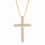 1/4 CT. T.W. Diamond Cross Pendant in 10K Gold