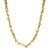 Made in Italy 4.3mm Diamond-Cut Figarope Chain Necklace in Hollow 14K Gold - 22"