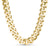 11.3mm Hollow Curb Chain Necklace in 14K Gold