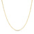 1.0mm Hollow Wheat Chain Necklace in 10K Gold - 16"