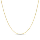 1.1mm Hollow Cable Chain Necklace in 10K Gold - 20"