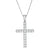 1/2 CT. T.W. Certified Lab-Created Diamond Cross Pendant in 14K White Gold (F/SI2)