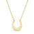 Mini Horseshoe Necklace in 14K Gold