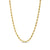 3.15mm Hollow Evergreen Rope Chain Necklace in 10K Gold - 20" - Shryne Diamanti & Co.