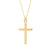 Diamond-Cut Cross Pendant in 10K Gold - Shryne Diamanti & Co.