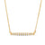 Remixed Reimagined 1/5 CT. T.W. Diamond Horizontal Bar Necklace in 10K Gold