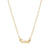 Elliot Young Cursive "love" Necklace in 14K Gold - 16.5"