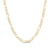 4.0mm Concave Solid Figaro Chain Necklace in 14K Gold - 24" - Shryne Diamanti & Co.