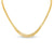 Graduated Cuban Curb Chain Necklace in 10K Gold - 18" - Shryne Diamanti & Co.