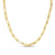 6.1mm Paper Clip Solid Link Chain Necklace in 14K Gold - 30"