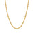 2.65mm Hollow Evergreen Rope Chain Necklace in 10K Gold - 20" - Shryne Diamanti & Co.