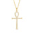 1/3 CT. T.W. Diamond Ankh Cross Pendant in 10K Gold