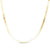 Ladies' 3.05mm Solid Herringbone Chain Necklace in 10K Gold - 20" - Shryne Diamanti & Co.